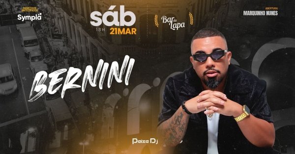 bernini no bar da lapa (foto do evento)