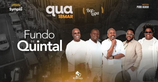 fundo de quintal no bar da lapa (foto do evento)
