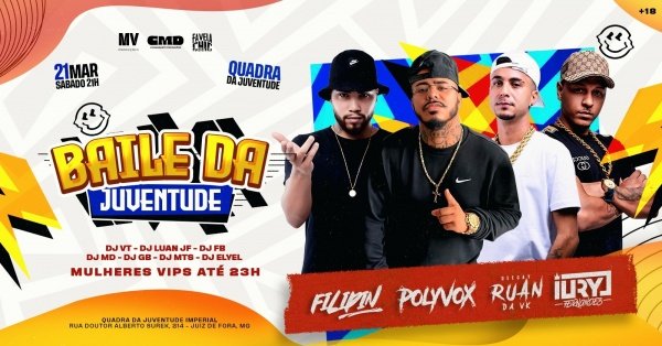 baile da juventude jf + 4 shows do rio de janeiro (foto do evento)