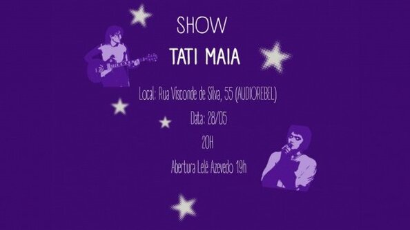 tati maia - abertura lelê azevedo (foto do evento)