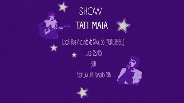 tati maia - abertura lelê azevedo (foto do evento)