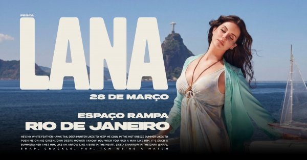 festa lana no rio | 28.03 | espaço rampa | indie, pop e muuita lana! (foto do evento)
