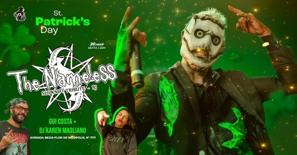st. patrick day com a banda the nameless + cantor gui costa + dj karen magliano (foto do evento)