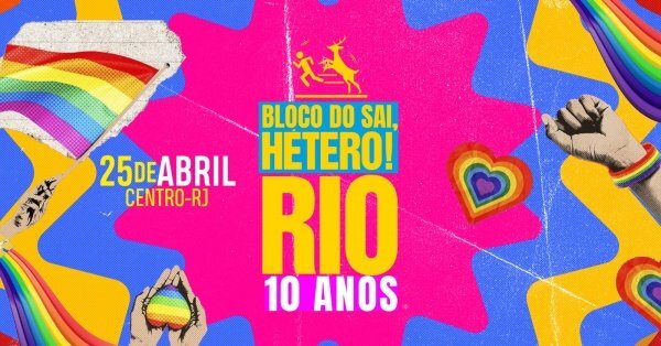bloco do sai, hétero rj - edição especial 10 anos @centro rj (foto do evento)