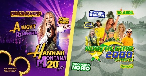a night to remember no rio de janeiro - 20 anos de hannah montana & set abertura shakira (foto do evento)