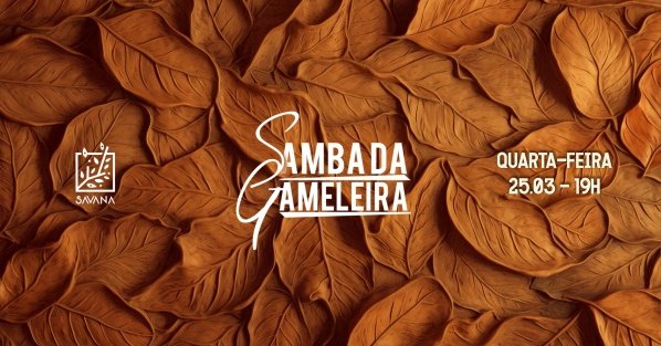 samba da gameleira na casa savana (foto do evento)