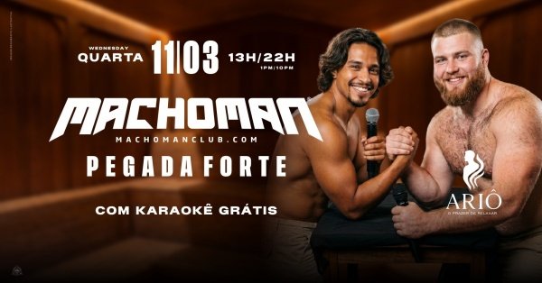 machoman pegada forte (foto do evento)
