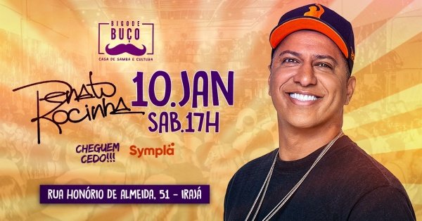 Renato da Rocinha no Bigode! (foto do evento)