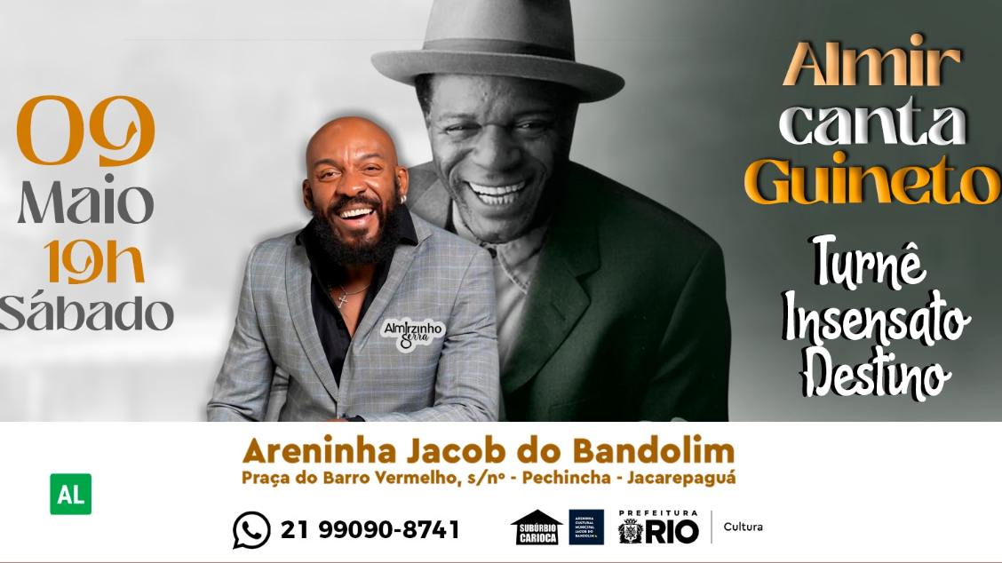 almir canta guineto - turnê insensato destino (foto do evento)