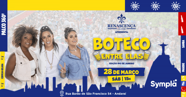 boteco entre elas + convidados - renascença clube (foto do evento)