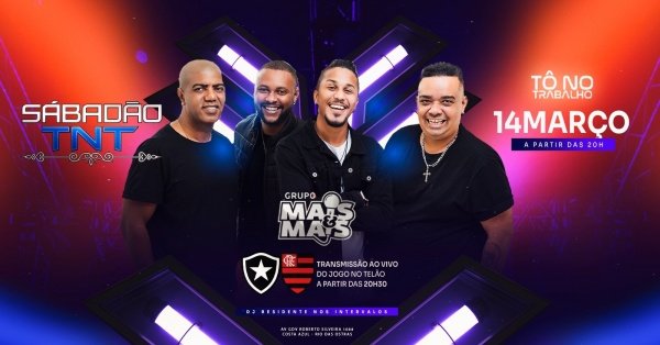 sabadão no tnt | 14mar (sab) | tô no trabalho (foto do evento)