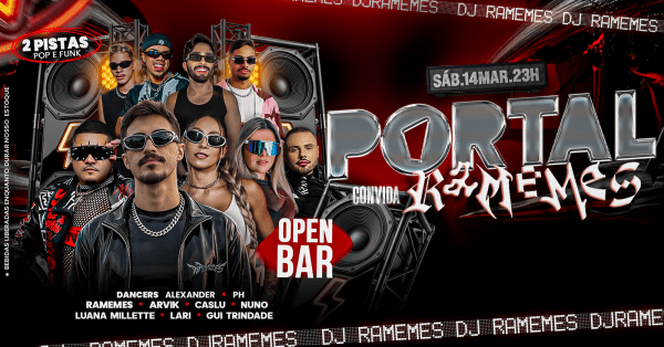 14/03 - portal rio convida ramemes / mega open bar a noite toda (foto do evento)