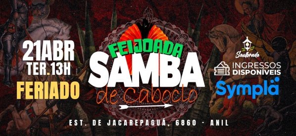 feijoada do samba de caboclo em jacarepaguá soulbrado (foto do evento)