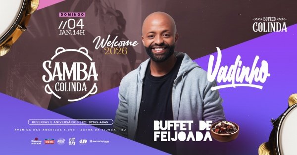 SAMBA COLINDA (04/01) com Vadinho (foto do evento)