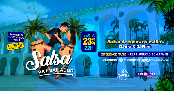 SALSA! PAL BAILADOR | Sexta 23 Janeiro | LAPA | Experience Music (foto do evento)