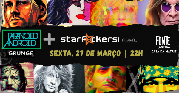 paranoid android + sf! - edição especial - grunge + hard rock (foto do evento)