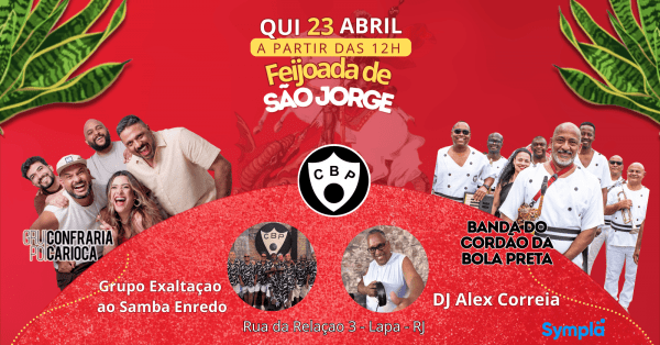 feijoada de são jorge no cordão da bola preta (foto do evento)