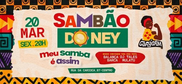 sambão do ney. meu samba é assim (foto do evento)
