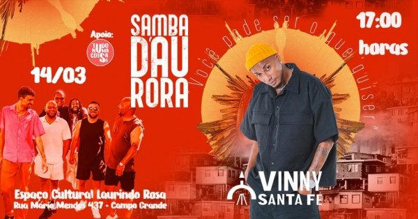 samba d'aurora convida vinny santa fé (foto do evento)