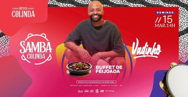 samba colinda (15/03) com vadinho (foto do evento)