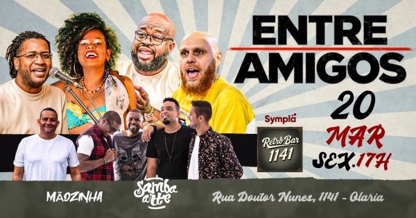 entre amigos / samba arte - retrô bar 1141 (foto do evento)