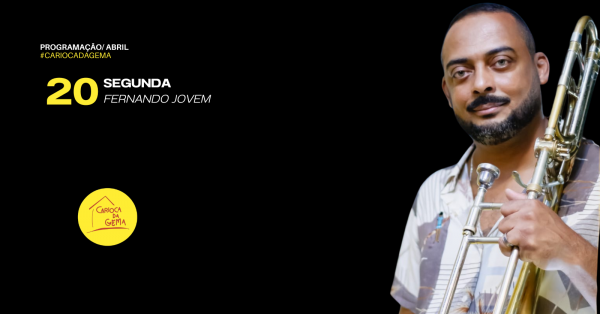 fernando jovem e samba trombonado (foto do evento)