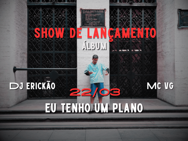 show de lançamento álbum eu tenho plano (foto do evento)