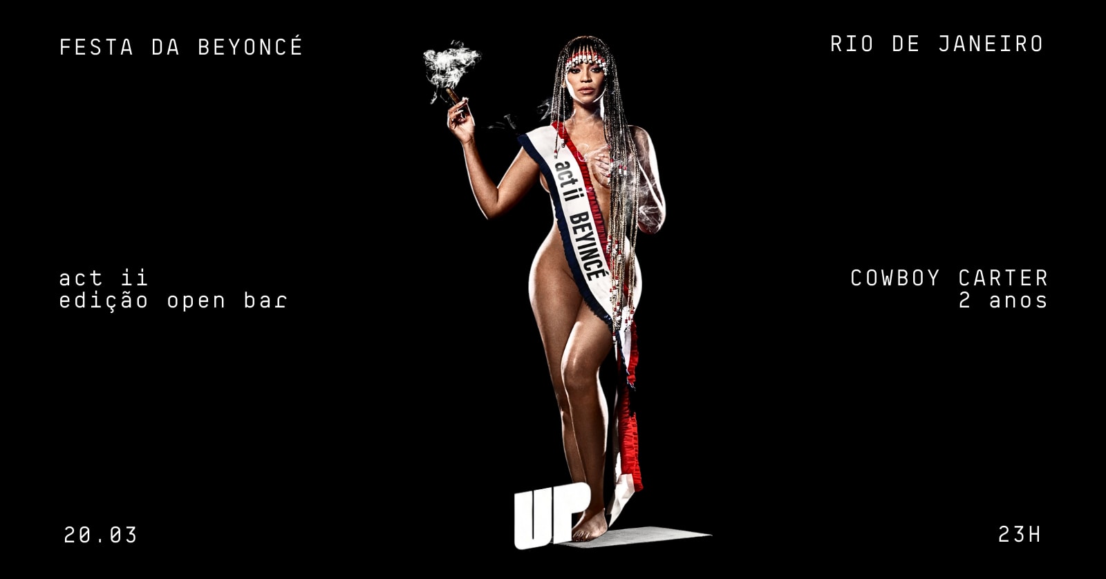 Festa Da Beyoncé - Act II Cowboy Carter 2 Anos @ Up Turn (foto do evento)