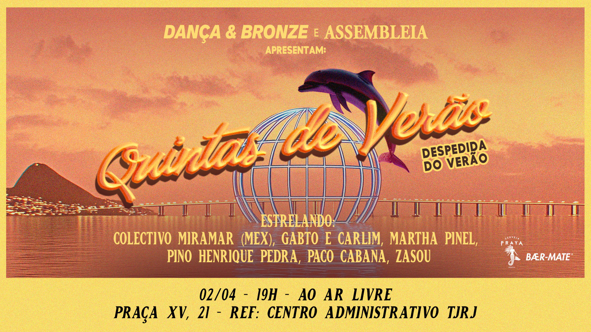 Despedida Quintas De Verão | Dança & Bronze + Assembleia (foto do evento)
