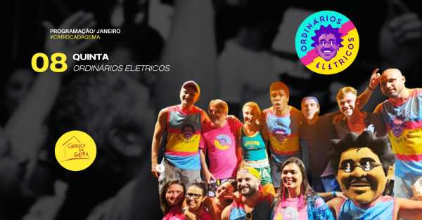 PROJETO QUINTA COM OS BLOCOS NOITE AXÉ COM  ORDINÁRIOS ELETRICOS (foto do evento)