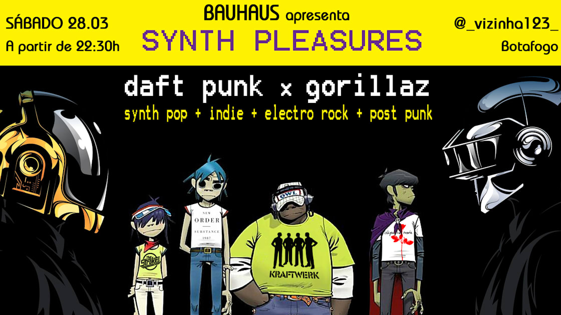Daft Punk X Gorillaz - Synth Pleasures Em Botafogo (foto do evento)