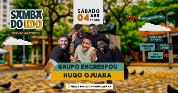 samba do lido  - grupo encrespou participação:  hugo ojuara (foto do evento)