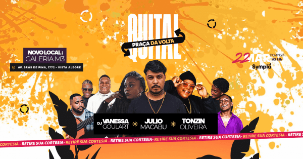 quintal da volta |  júlio macabu, tonzinho oliveira, dj vanessa goulart - @galeriam3 (foto do evento)