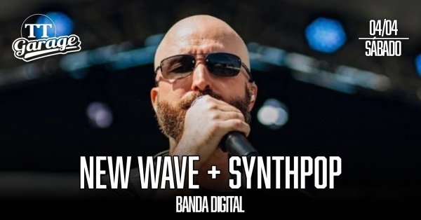 banda digital com new wave, synthpop e anos 90 - sábado - 04/04 (foto do evento)