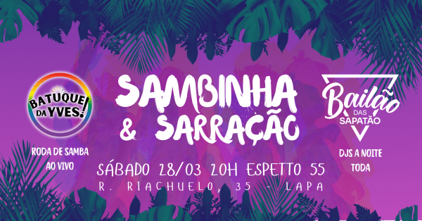 sambinha e sarração no bailão (foto do evento)