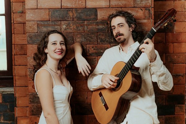 nossa música brasileira - julie wein e cello cascino (foto do evento)