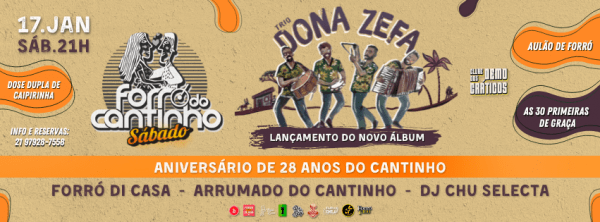 Forró do Cantinho 28 anos com Trio Dona Zefa (foto do evento)