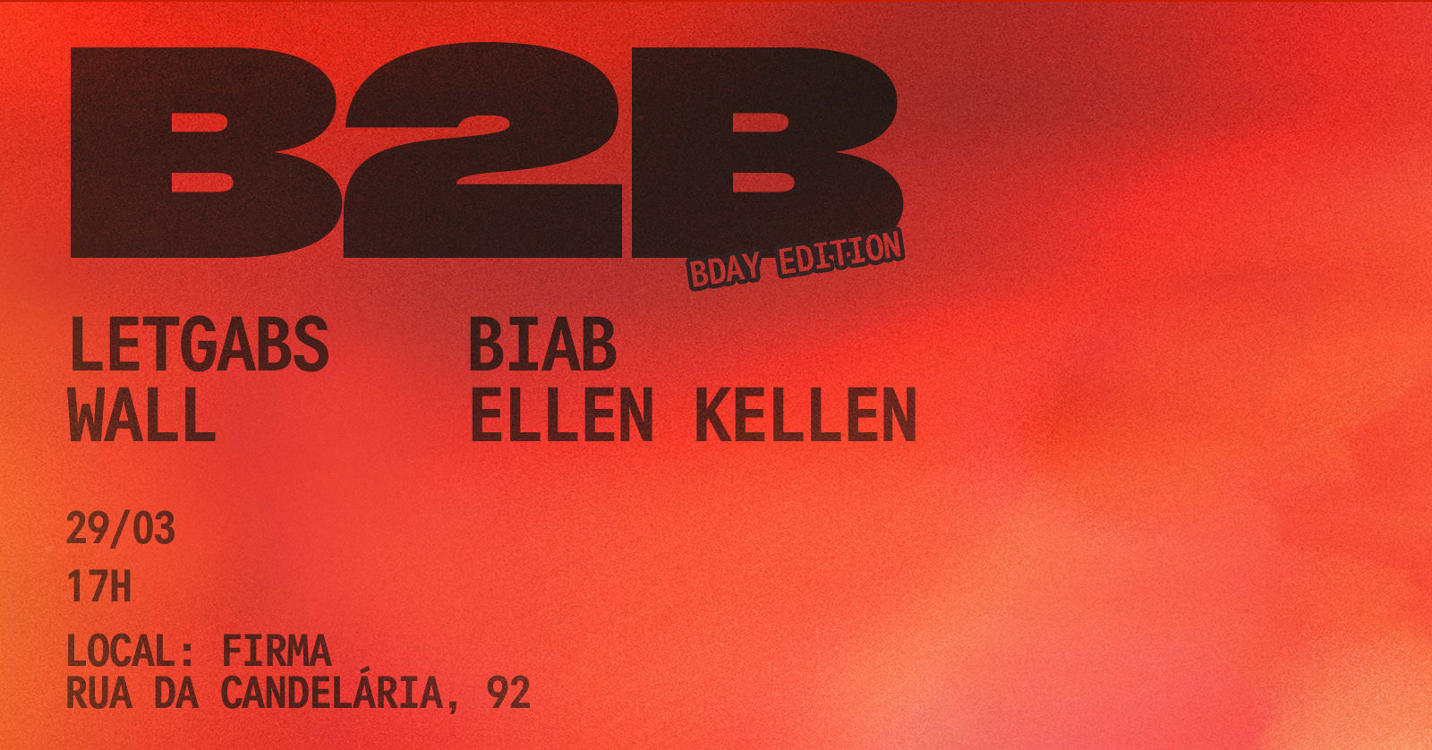 B2b: Bday Edition (foto do evento)