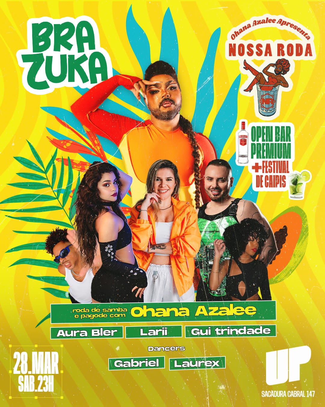 Brazuka - C/ Nossa Roda + Drinks Sminorff (foto do evento)