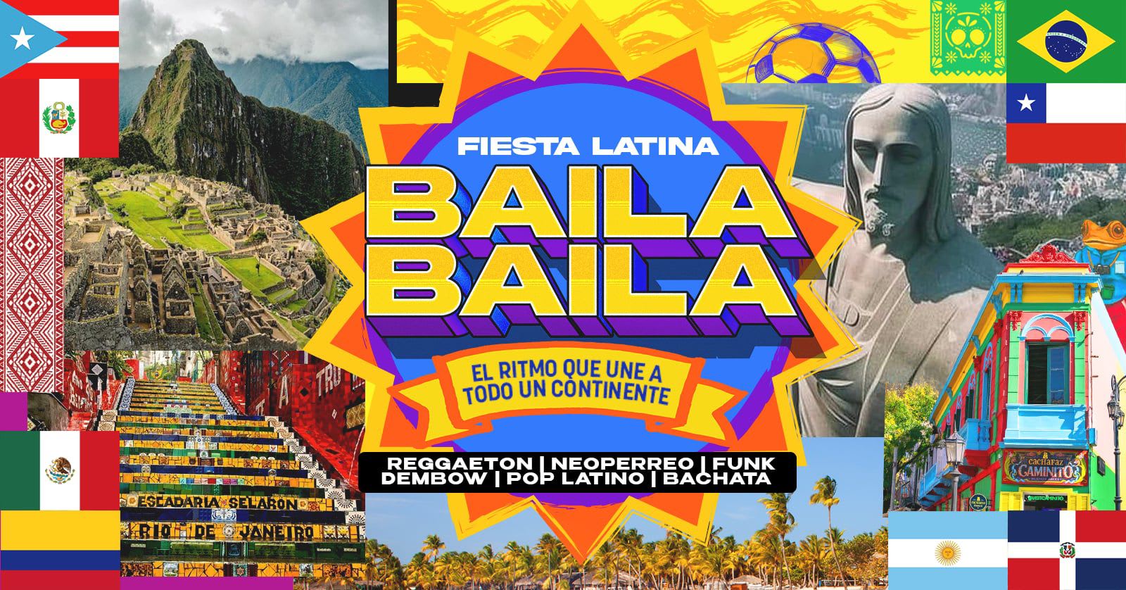 Fiesta Latina Baila Baila | Baile De Reggaeton 30 Marzo (foto do evento)