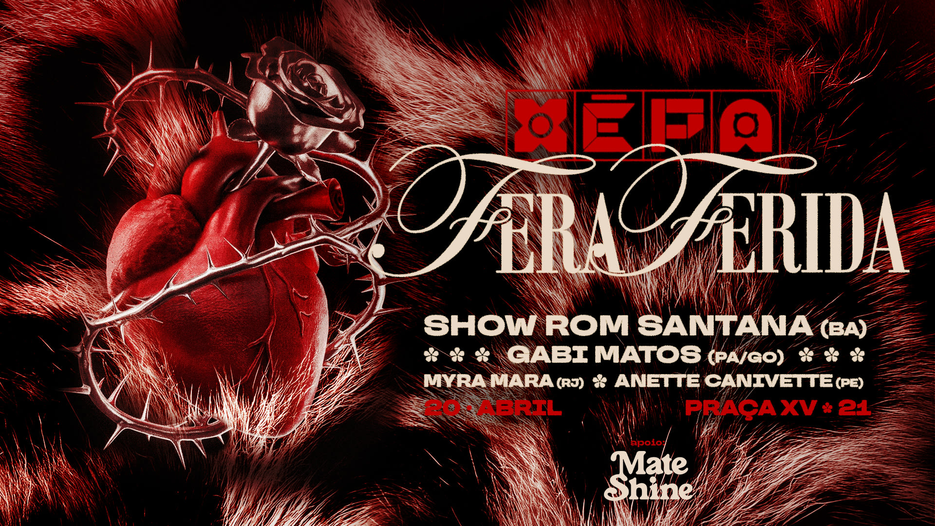 Xêpa - Fera Ferida (foto do evento)