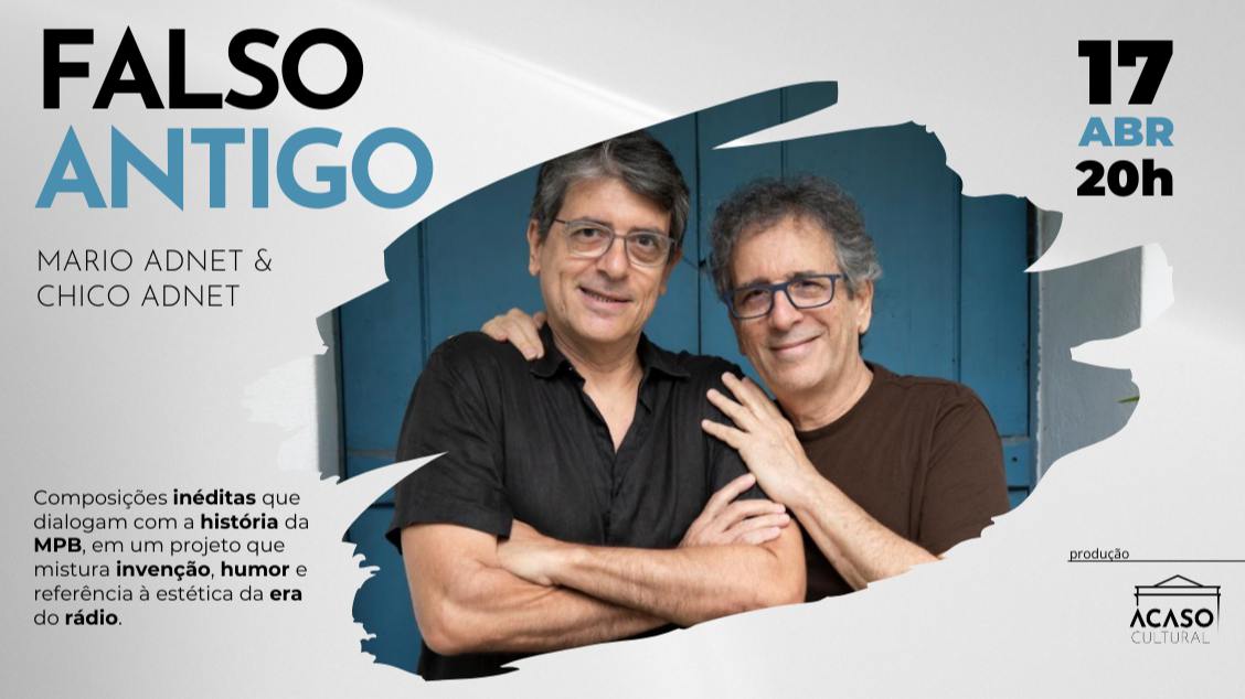 falso antigo, de mario adnet e chico adnet (foto do evento)