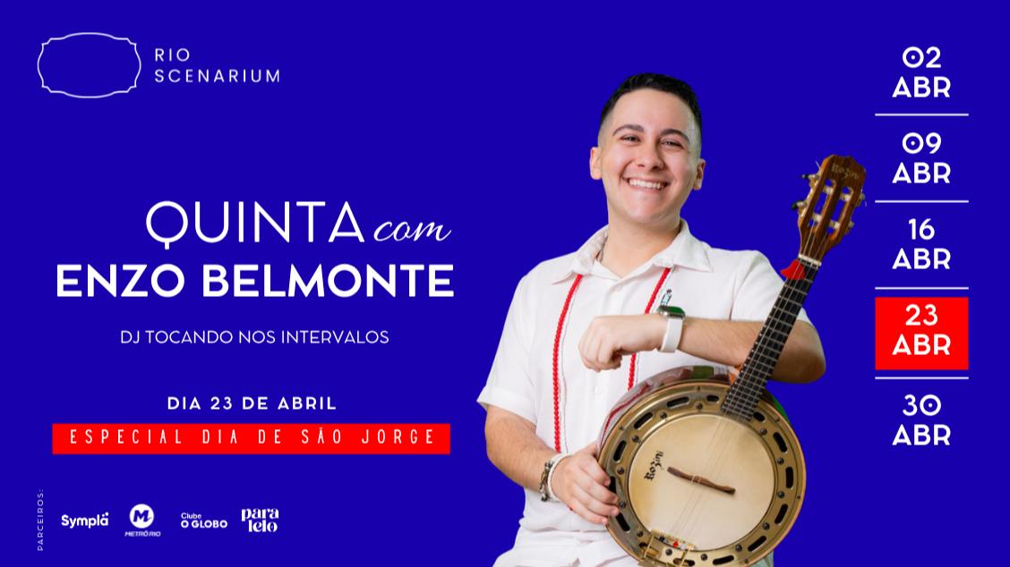 quintas de samba com enzo belmonte (foto do evento)