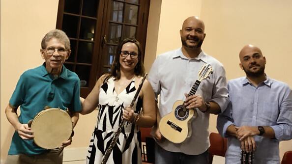 quartas acústicas - cais do choro apresenta clássicos do choro brasileiro (foto do evento)