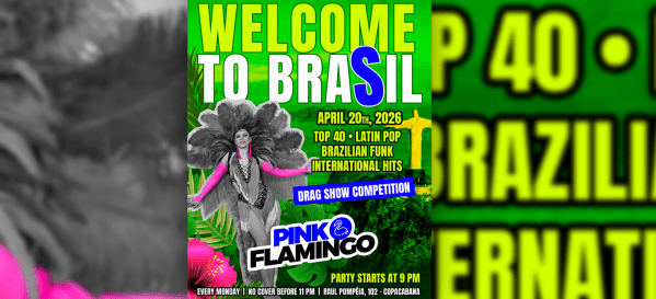 pink flamingo |welcome to brasil | segunda, 20 de abril  21h (foto do evento)