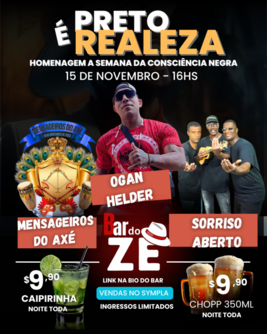 Preto é Realeza. Homenagem a semana da Consciência Negra (foto do evento)