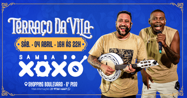 samba do xoxó no terraço da vila (foto do evento)