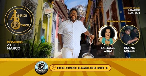 bombom e convidados  no mocamba livre (foto do evento)