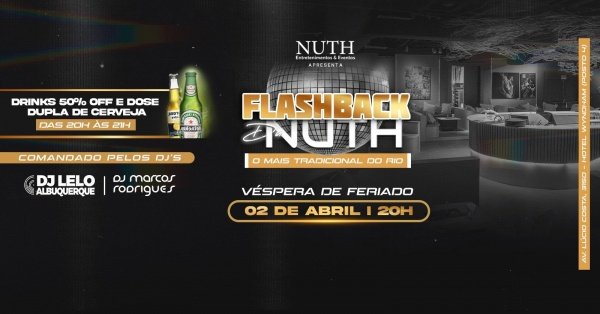 flashback da nuth - véspera de feriado (foto do evento)