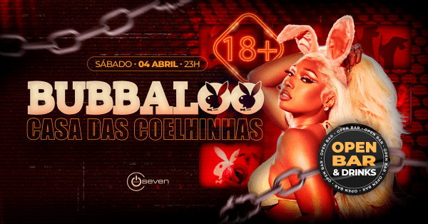 bubbaloo // casa das coelhinhas // open bar // open drinks (foto do evento)
